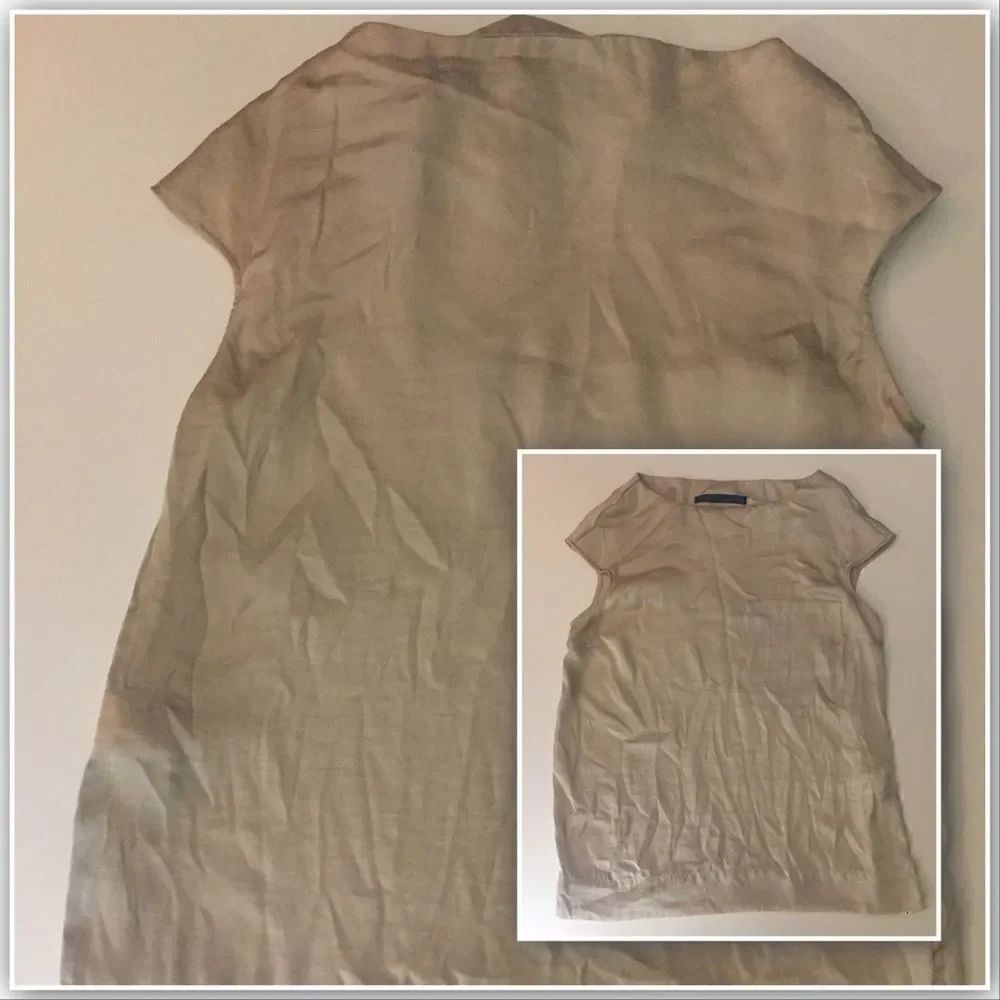 Zara Basic Champagne Dress Shirt